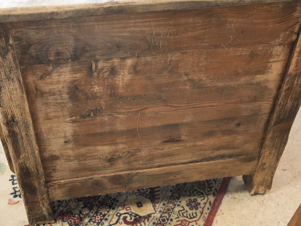 Rustic pine storage work table