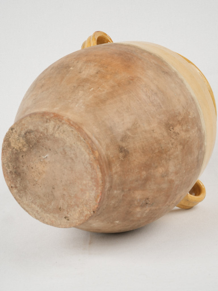 Quaint, historic, traditional French confit pot