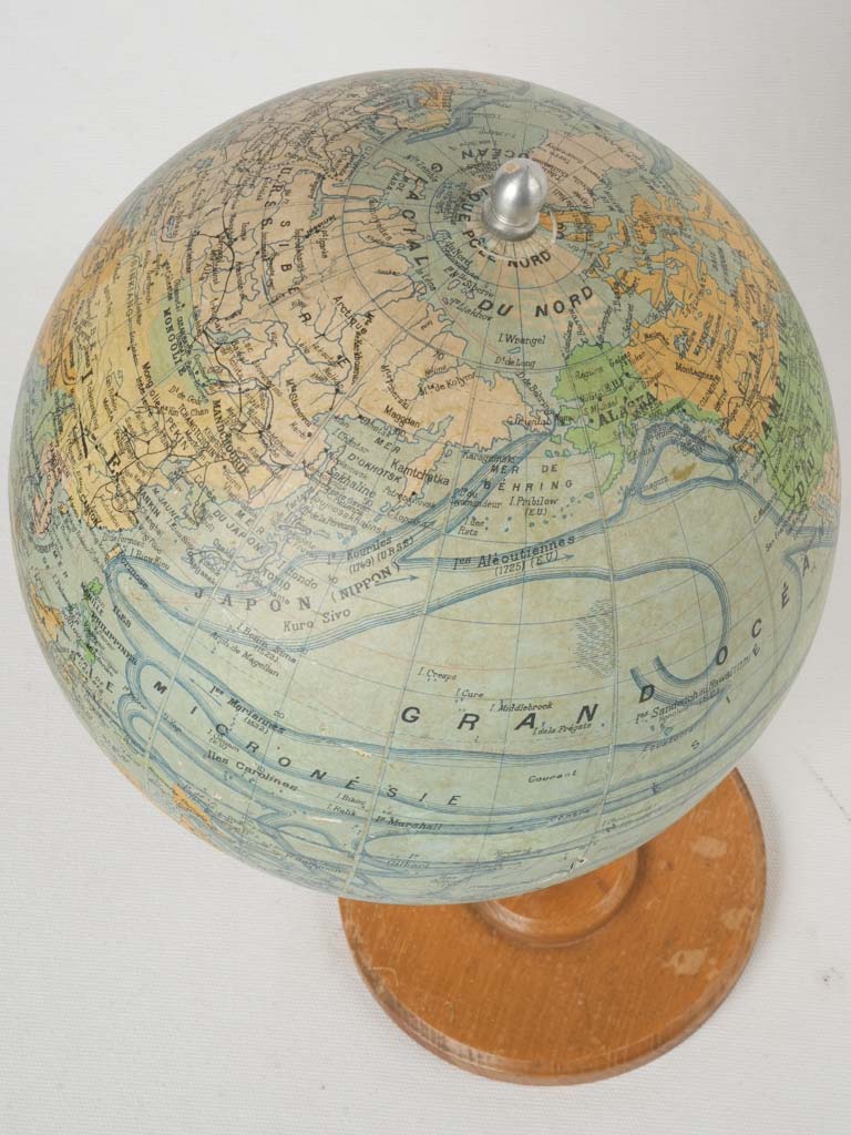 Rustic antique decor globe