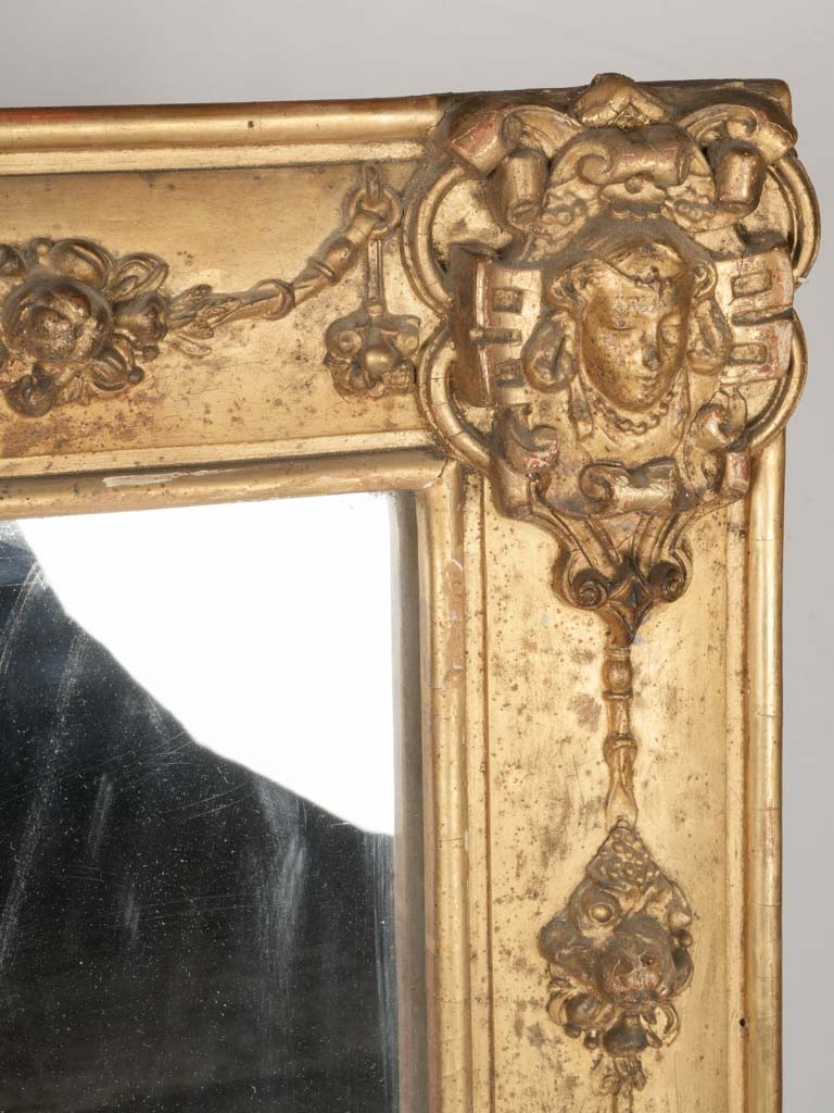 Luxurious French Giltwood Wall Mirror