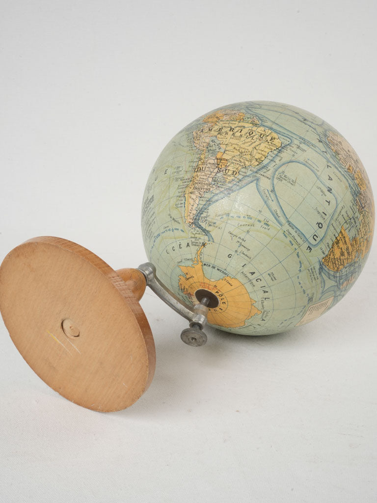 Nostalgic vintage craftsmanship globe