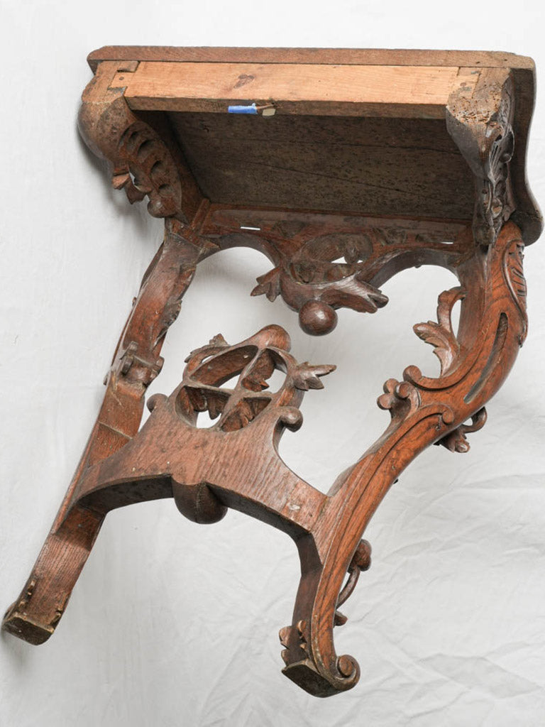 Historic Provincial French Oak Console