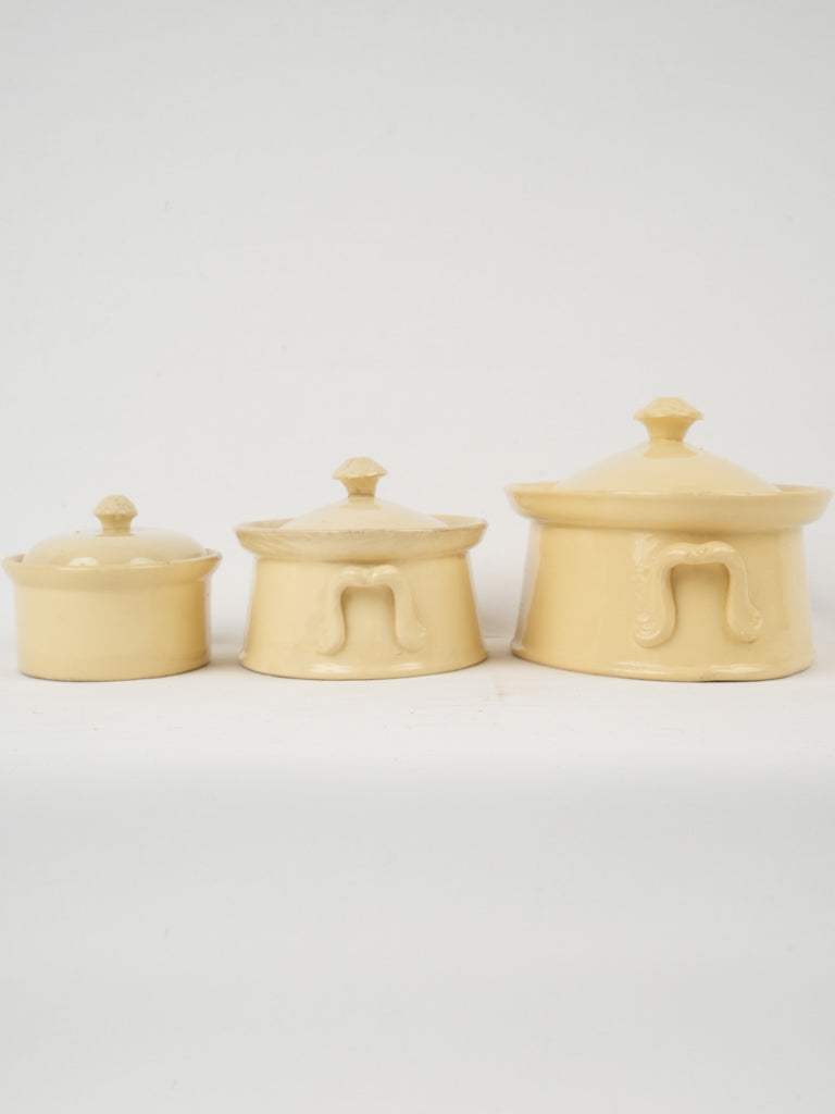 Delightful French Antique Glazed Tureens