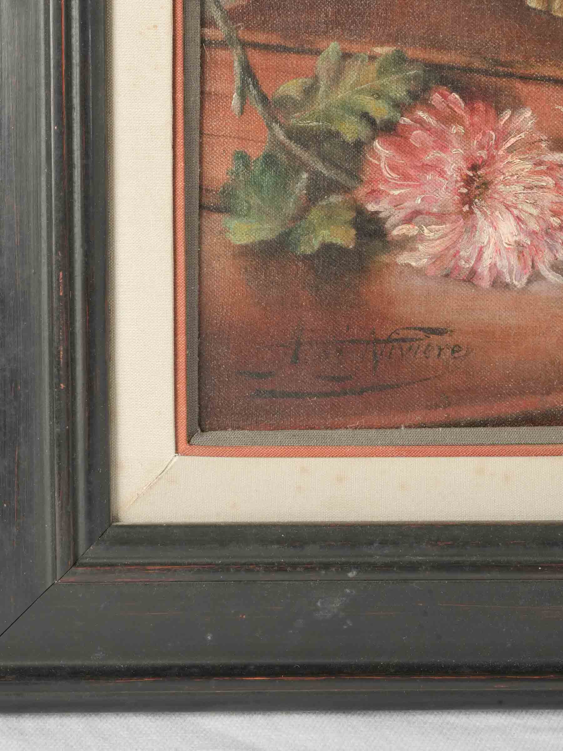 French Symbolic Still Life w/ Japanese Vase and Elephant, 1897 - 26½"