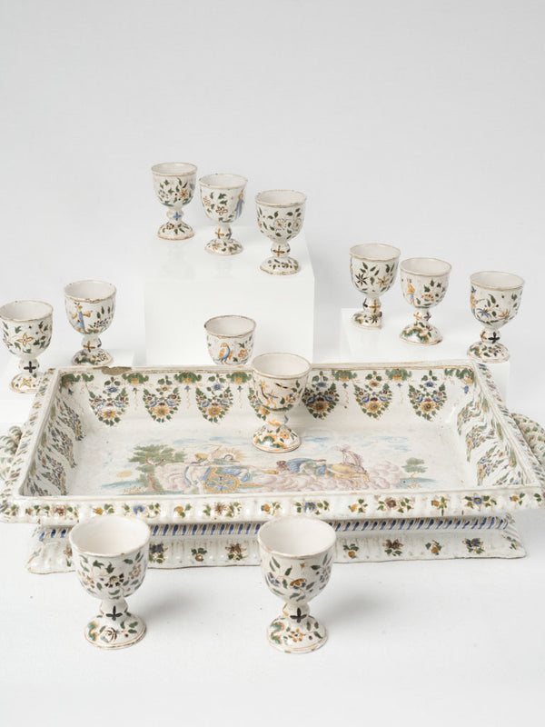 Rare 19th Century French Footed Egg Cups
