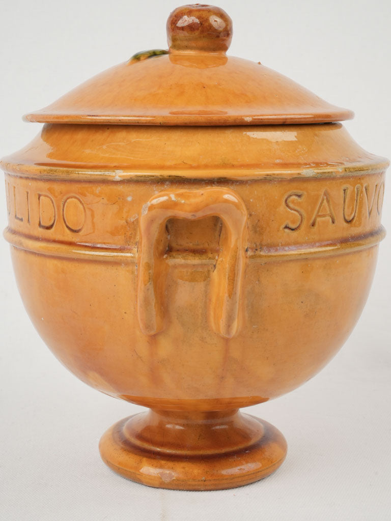 Classic Provençal terracotta soup tureen