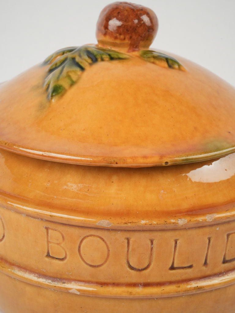Traditional Provençal terracotta soup tureen