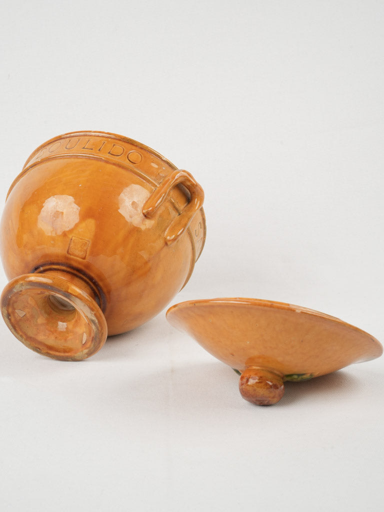 Quaint Provençal terracotta soup tureen