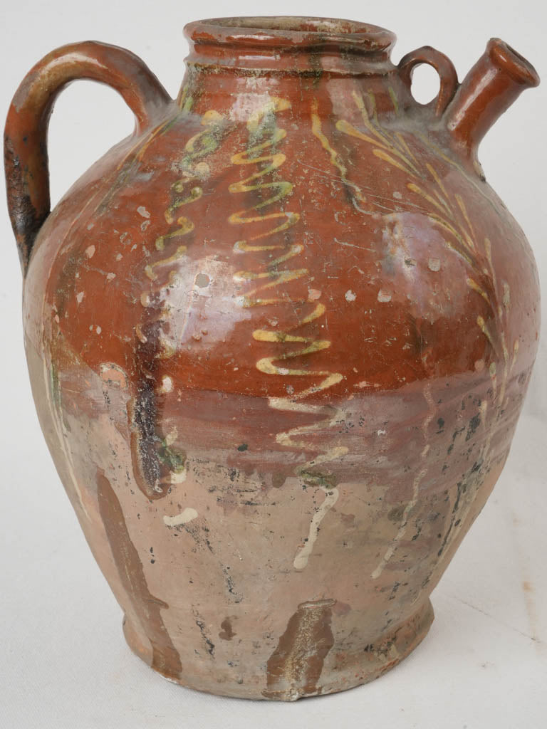 Patina-rich 19th-century jug