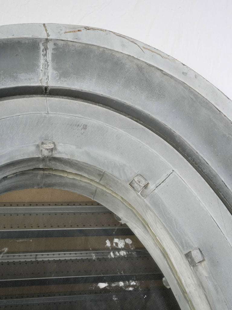 Aged mercury-backed mirror decor