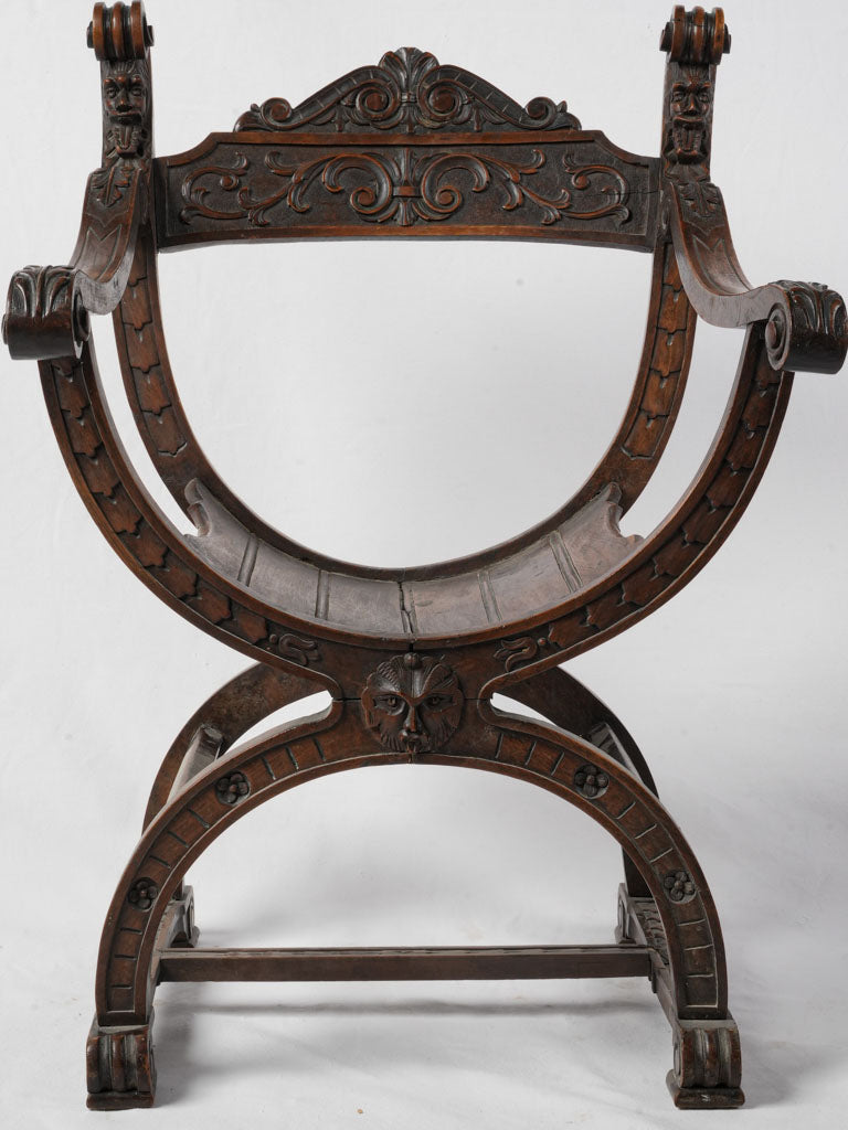 Historic lavish decorative armchair