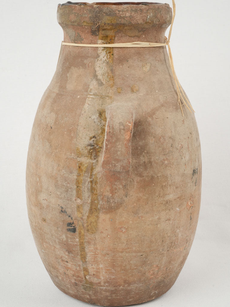 Rustic Handcrafted Brown Milk Jar