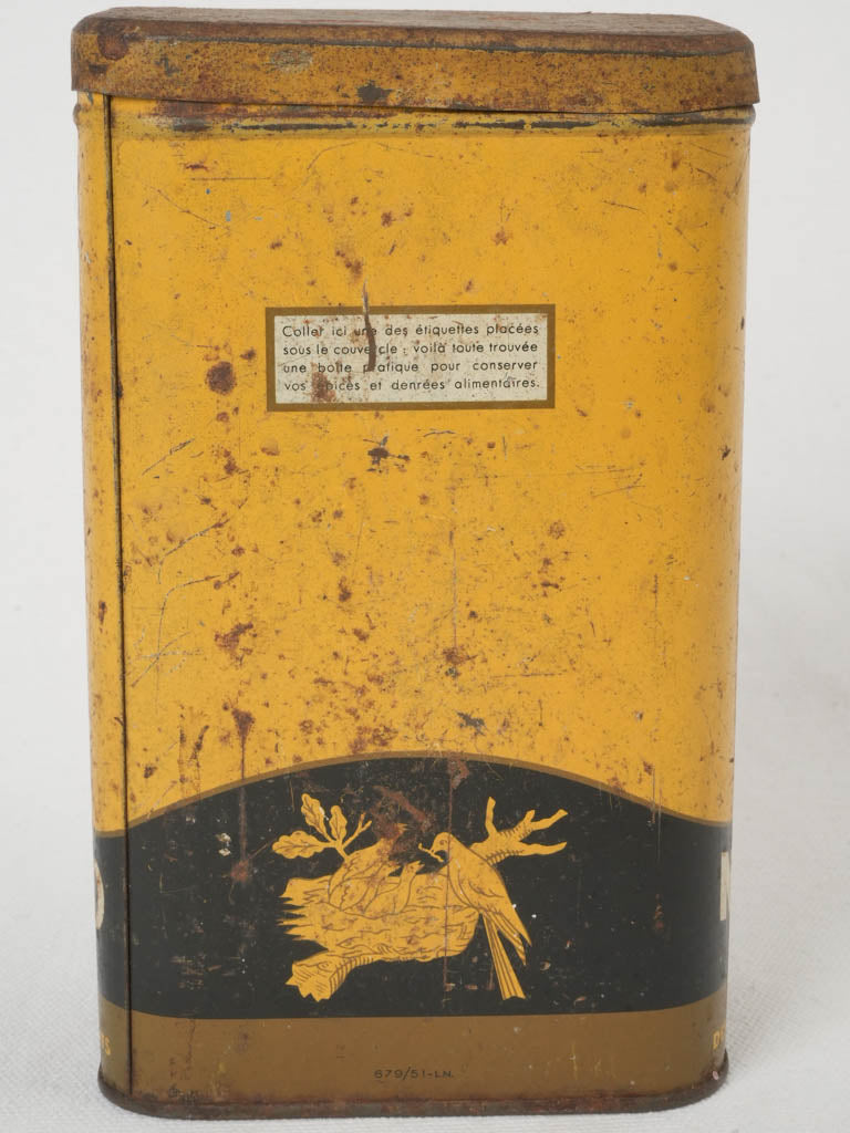 Rustic metal storage container