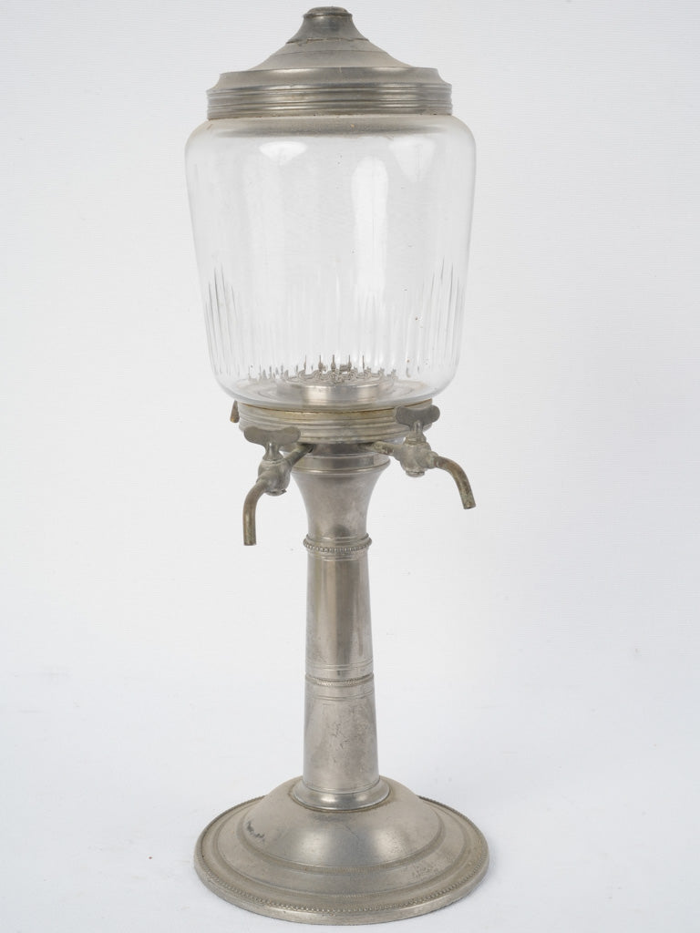 Historical absinthe louche fountain with spigots