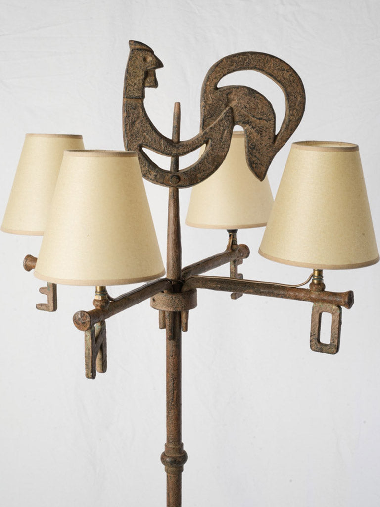 Cream Parchment Shade Floor Lamp
