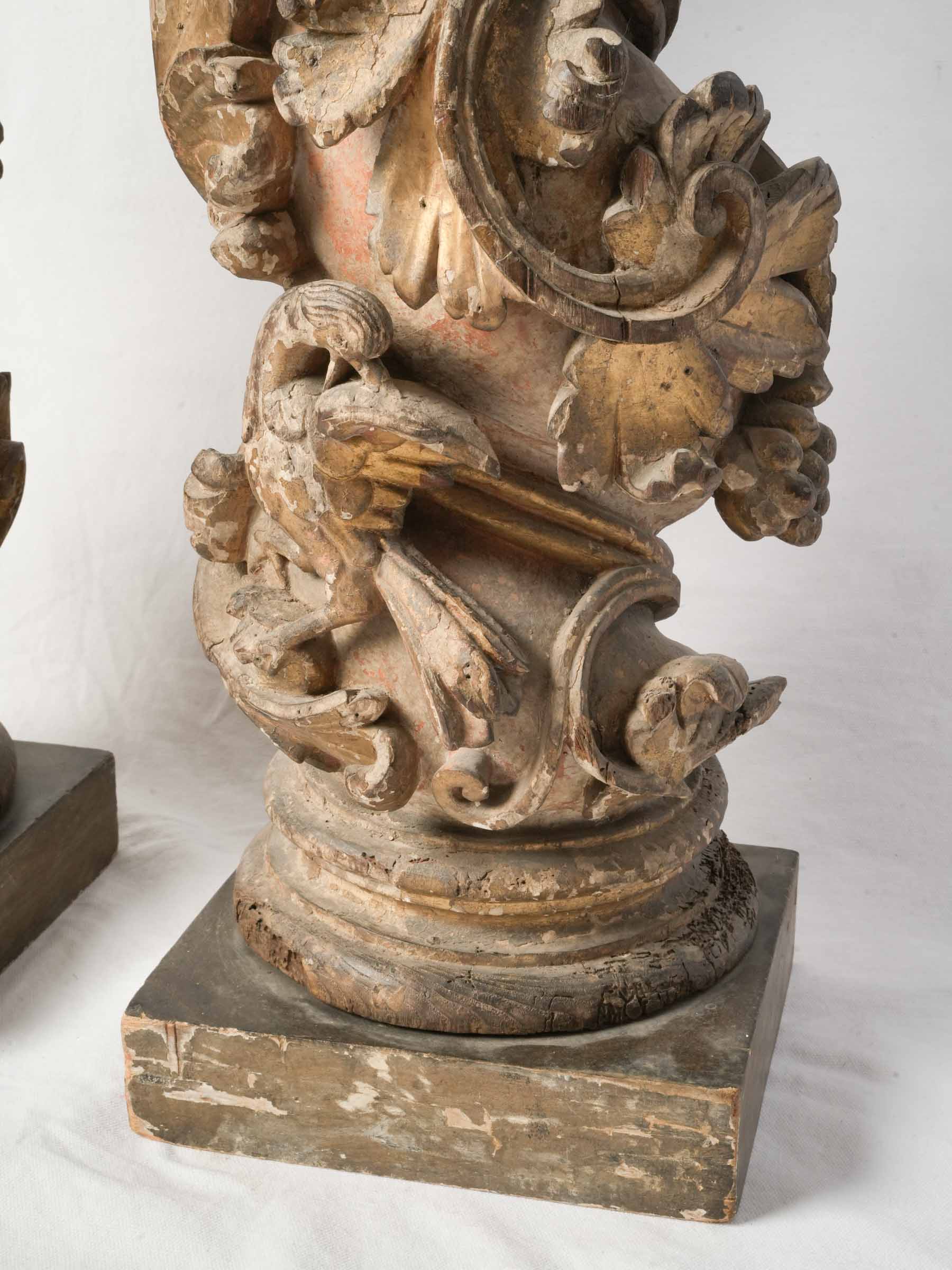 Deep relief church artifacts
