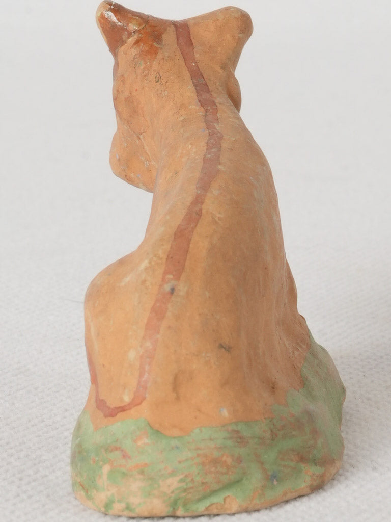 Vintage hand-painted pastoral figurine