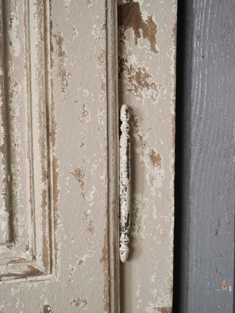 Late 19th-Century French Painted Corner Cupboard - 96¾" x 56"