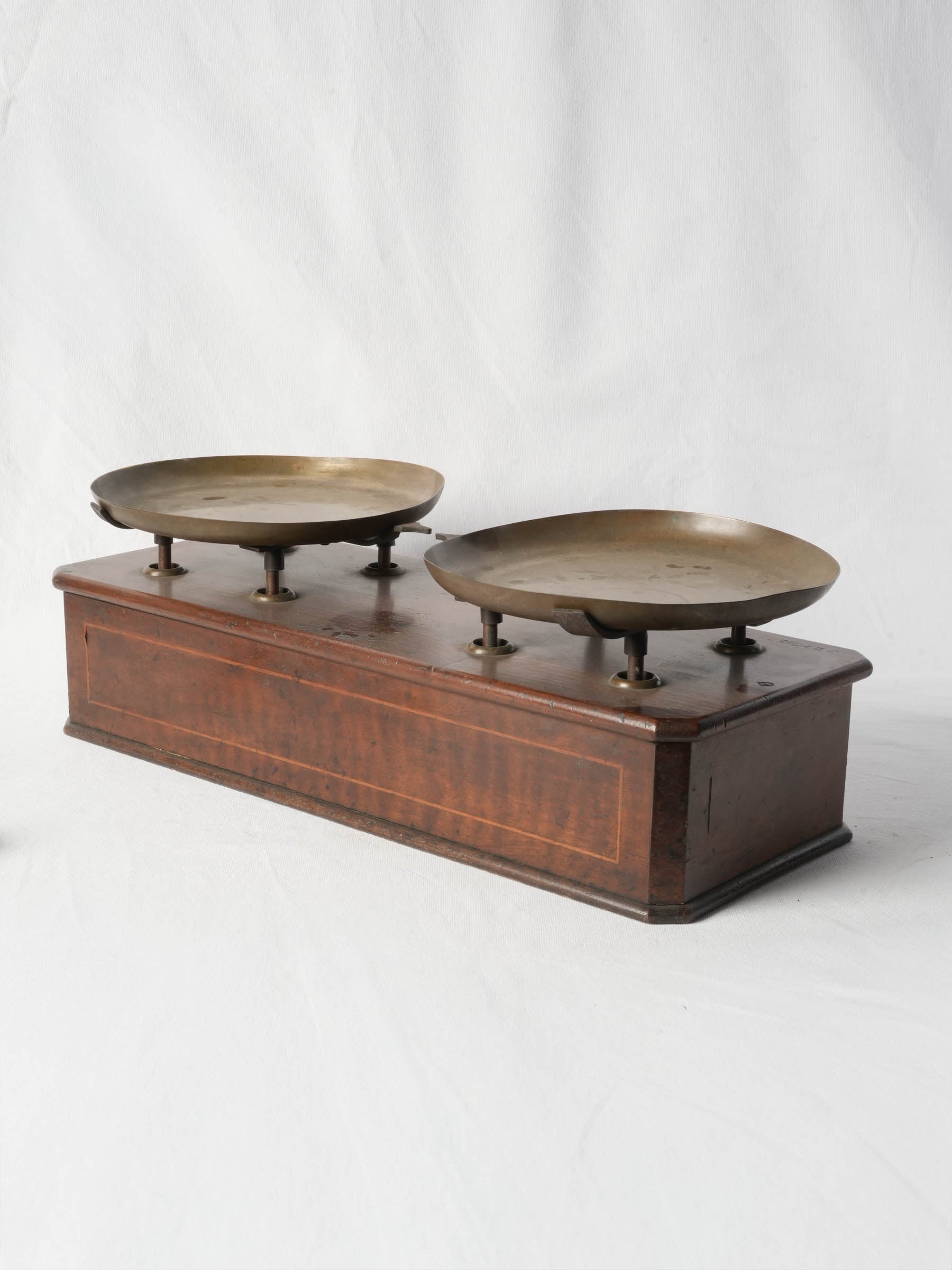 Late 19th-Century French Countertop Scale with Weights - 25¼"