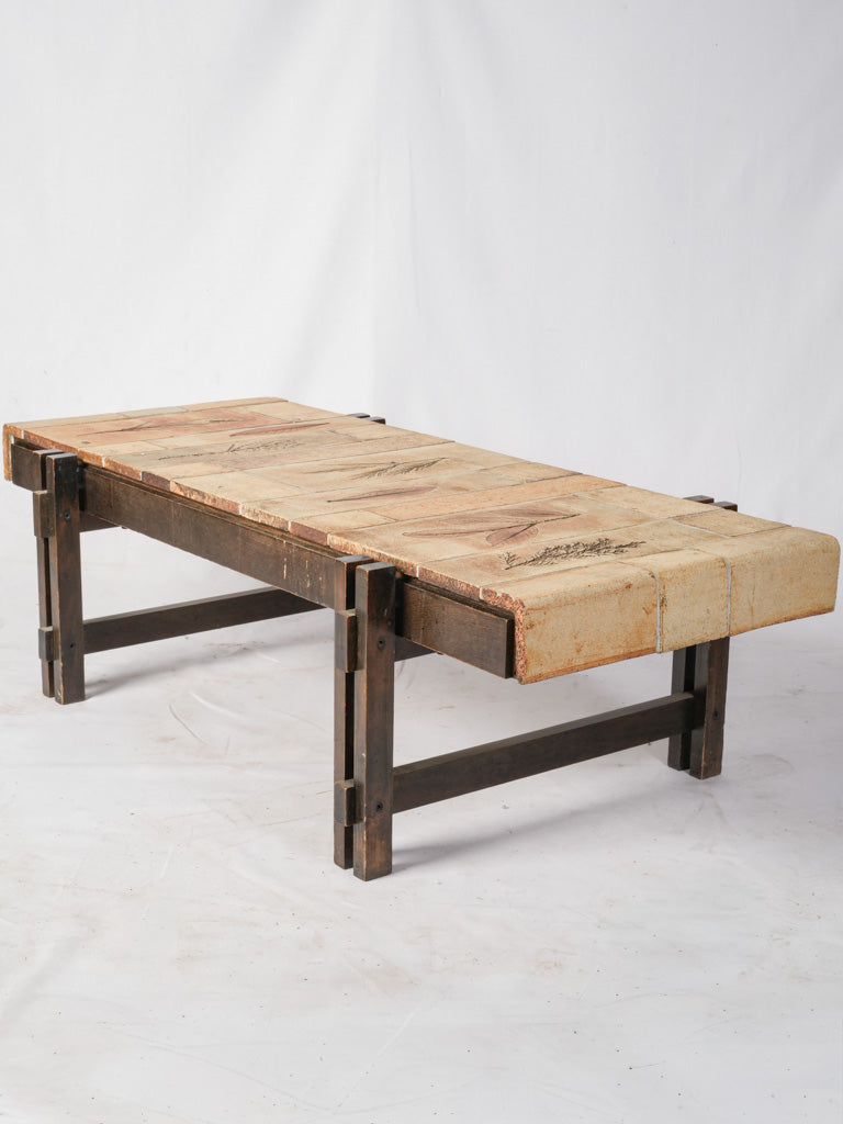 Vintage ceramic coffee table