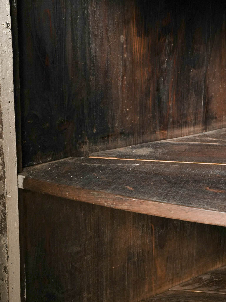 Late 19th-Century French Painted Corner Cupboard - 96¾" x 56"