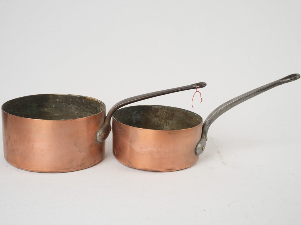 Rustic French countryside cookware duo