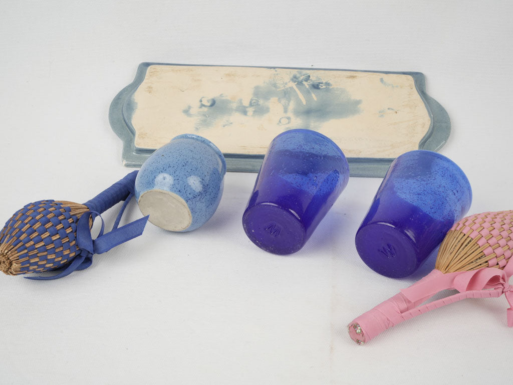 Antique-inspired lavender-scented decor