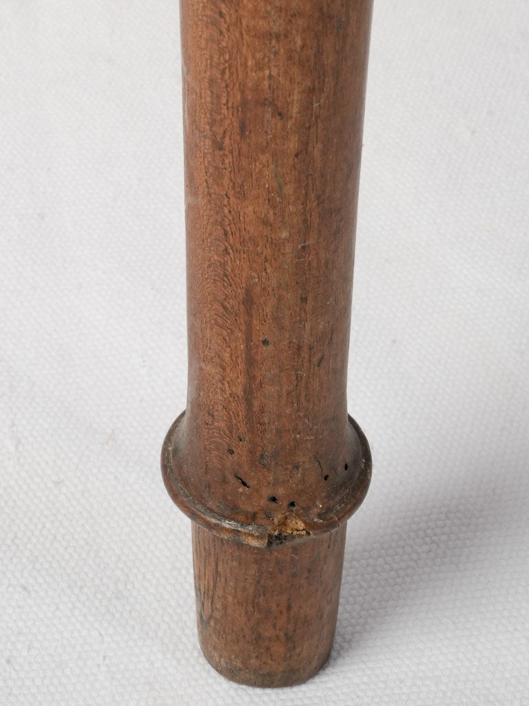 Beautiful walnut demi-lune surface