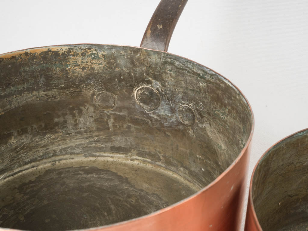Authentic old-world charm saucepans