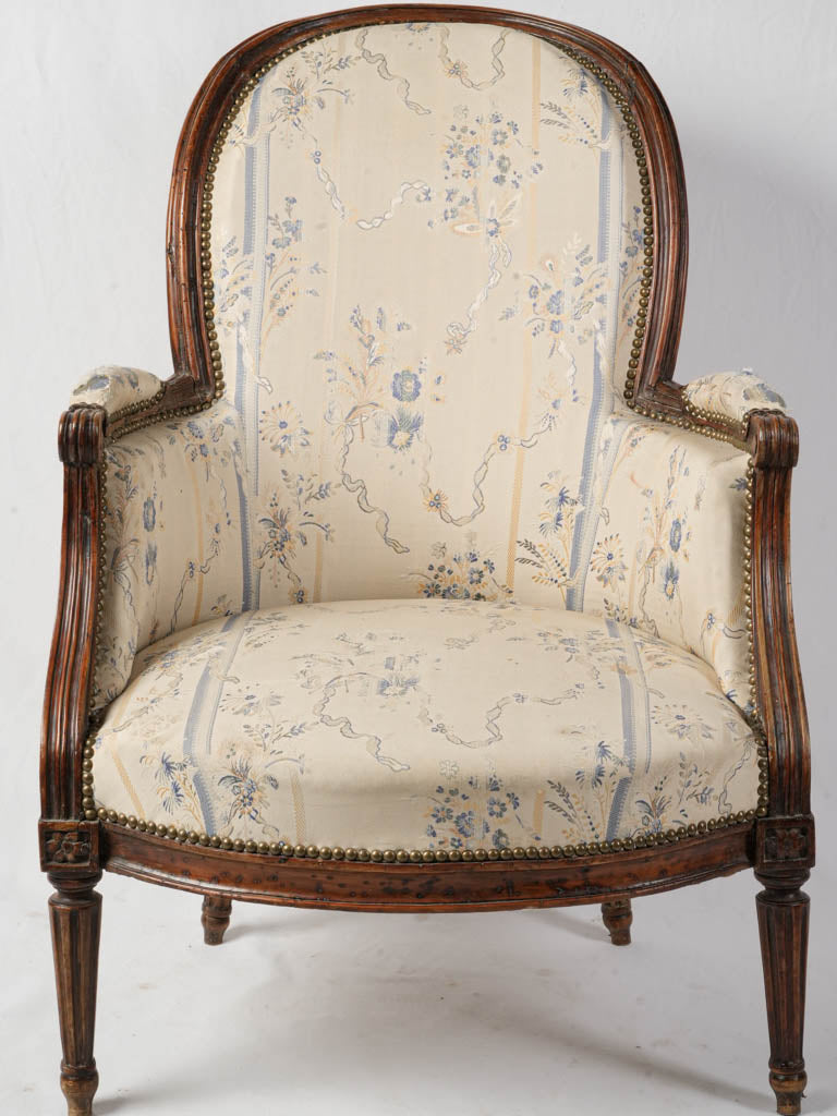 Antique walnut Louis XVI chair