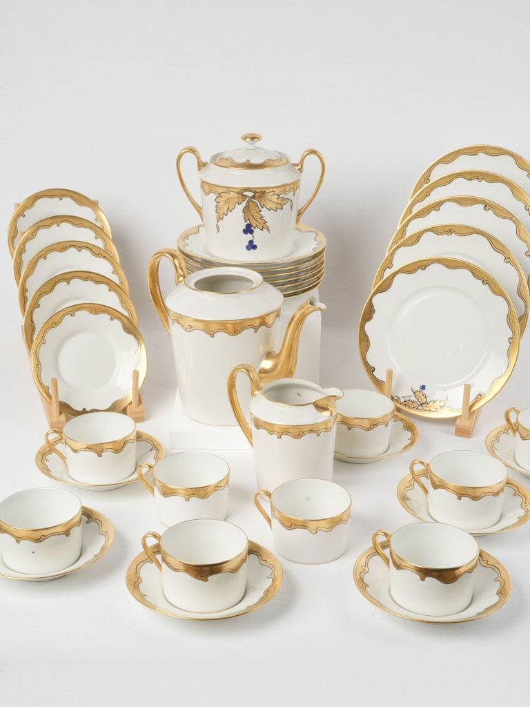 Antique hand-painted Limoges tea set