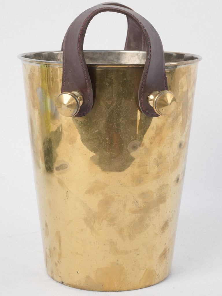 Yellow vintage ice holder