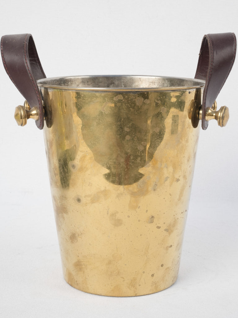 Polished gold patina drink cooler