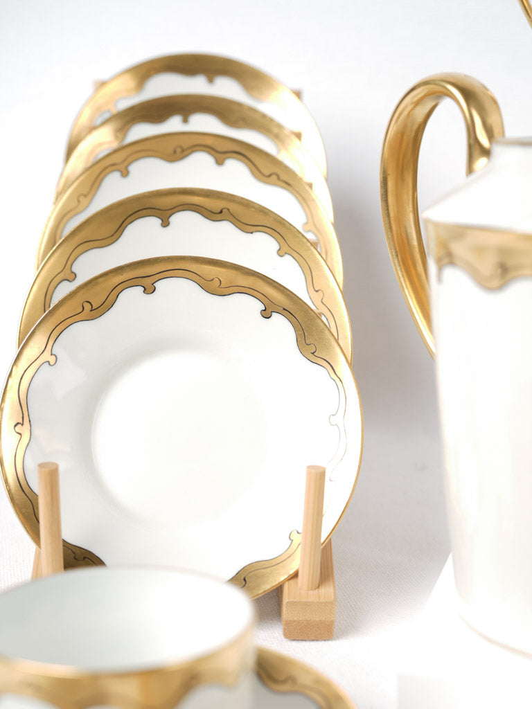Delicate blueberry adorned dinner plates