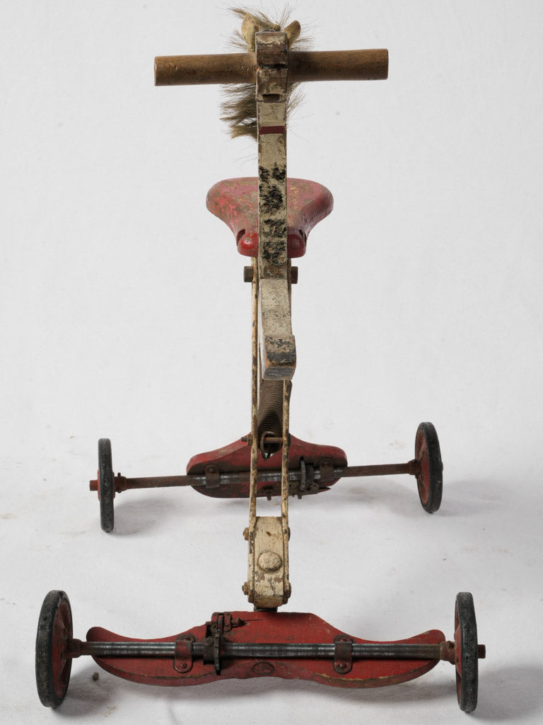 Hand-painted early 20th-century horse