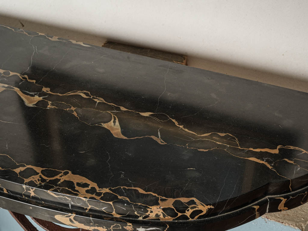 Sumptuous depth marble consoles