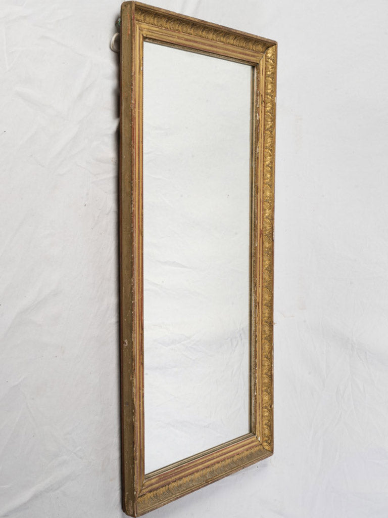 Elegant 18th-Century Louis XVI Giltwood Mirror - 49½" x 28"