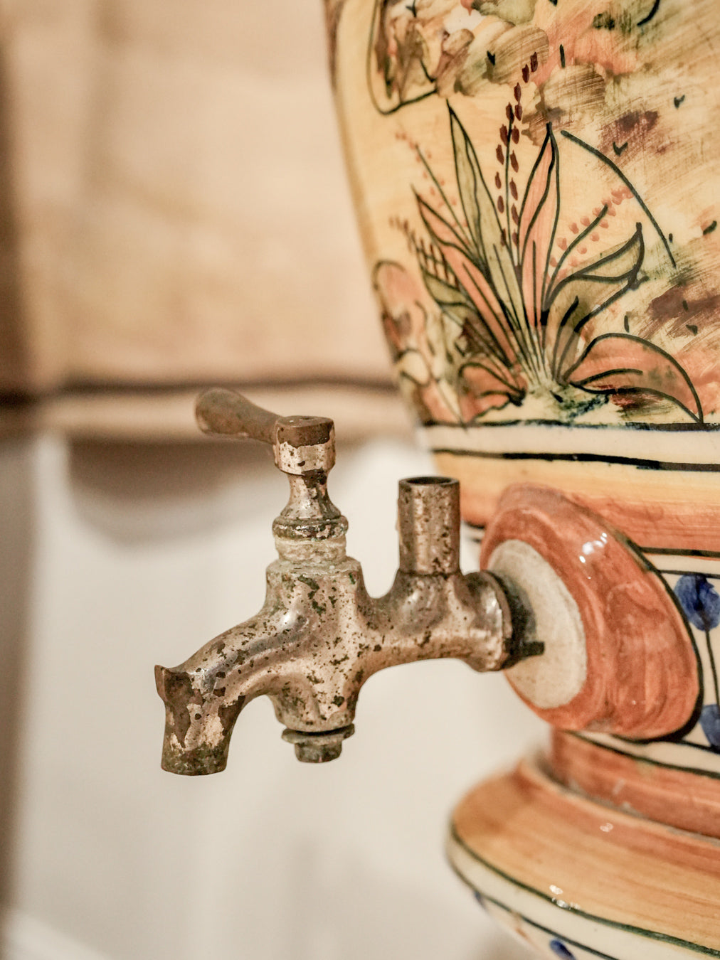 Vintage ceramic water fountain
