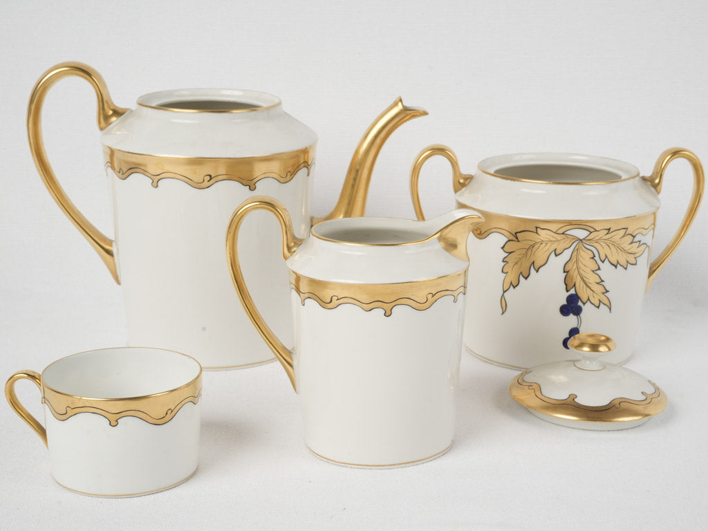 Opulent early 20th-century gold teapot