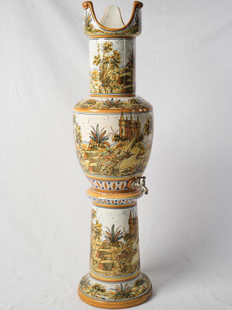 Artistic ceramic pedestal-based filter