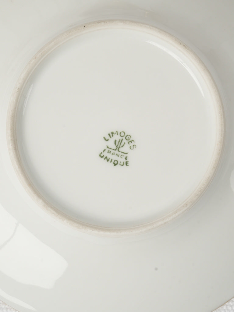 Antique Limoges milk jug in porcelain