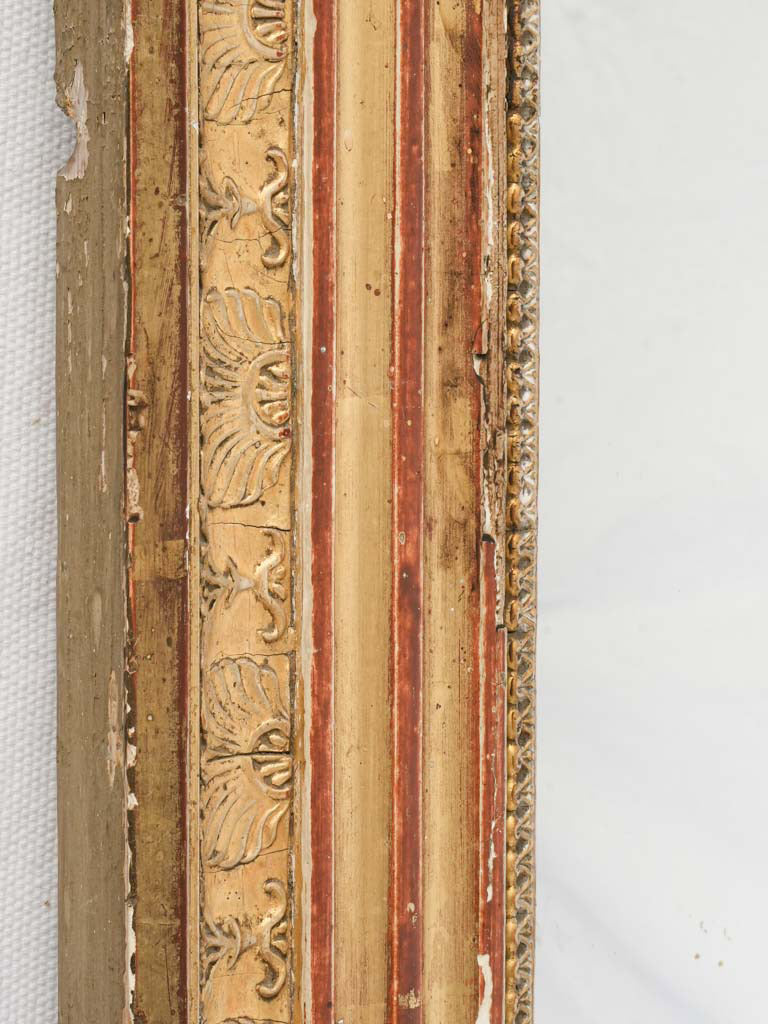 Elegant 18th-Century Louis XVI Giltwood Mirror - 49½" x 28"