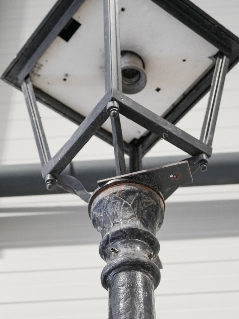 Vintage armorial base street lights
