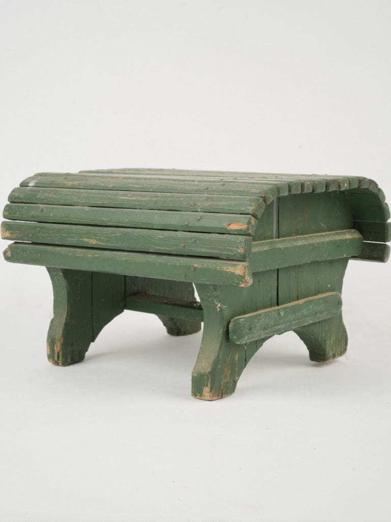 Vintage, charming, wooden foot stool