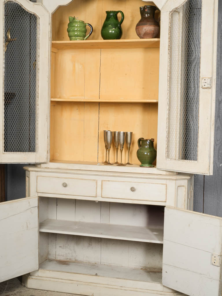 Elegant arched door hutch
