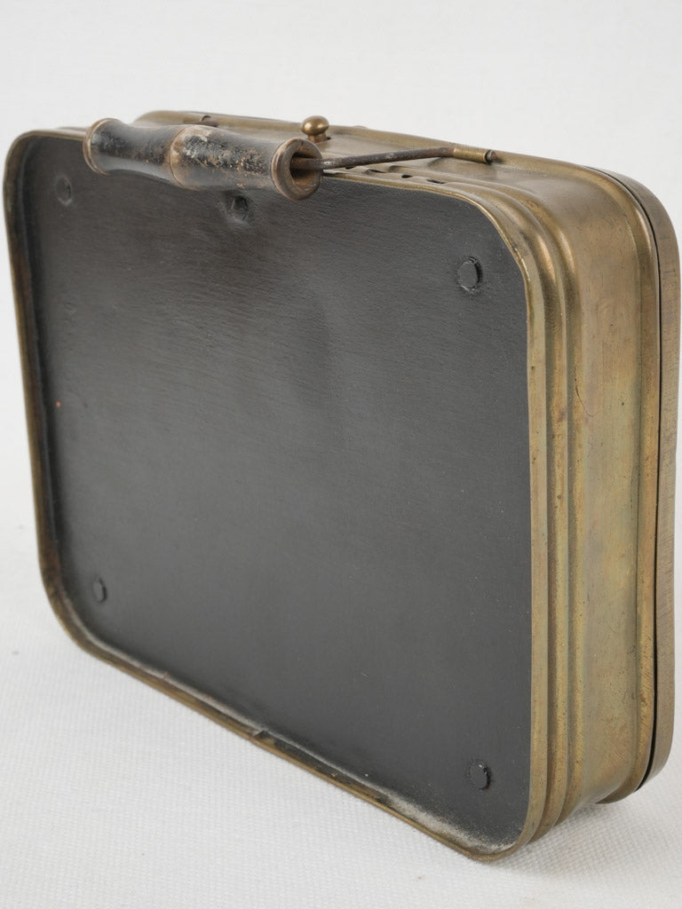 Aged Provencal foot heater