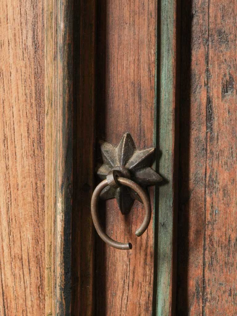 Robust framed two-door cupboard