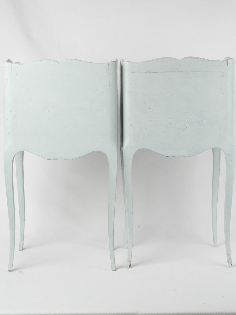 Classic French style blue nightstands