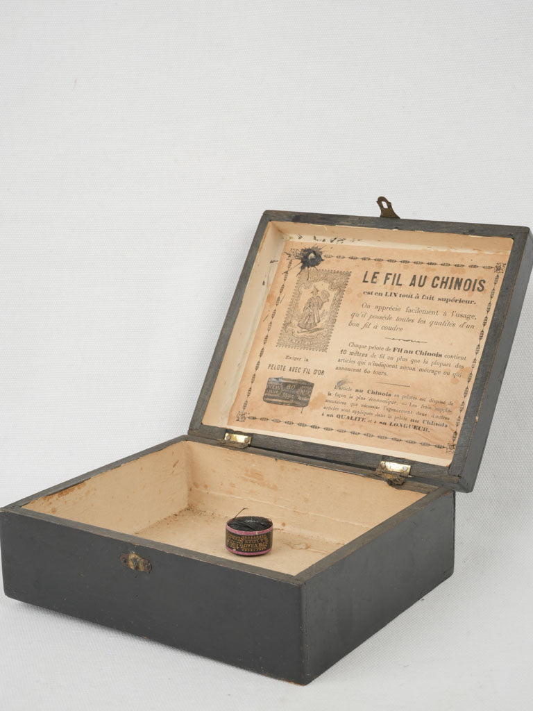 Vintage timber sewing box