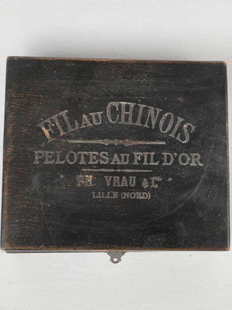 19th-century petite sewing box